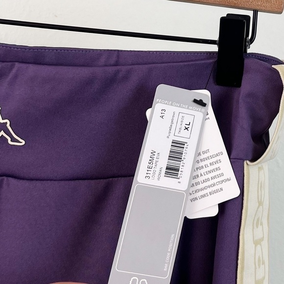 NWT Kappa Logo Tape Eva Pull On Legging Purple - Picture 5 of 8